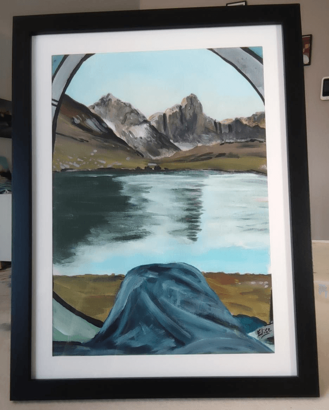 Réveil au sommet (lac d'Ansabere)