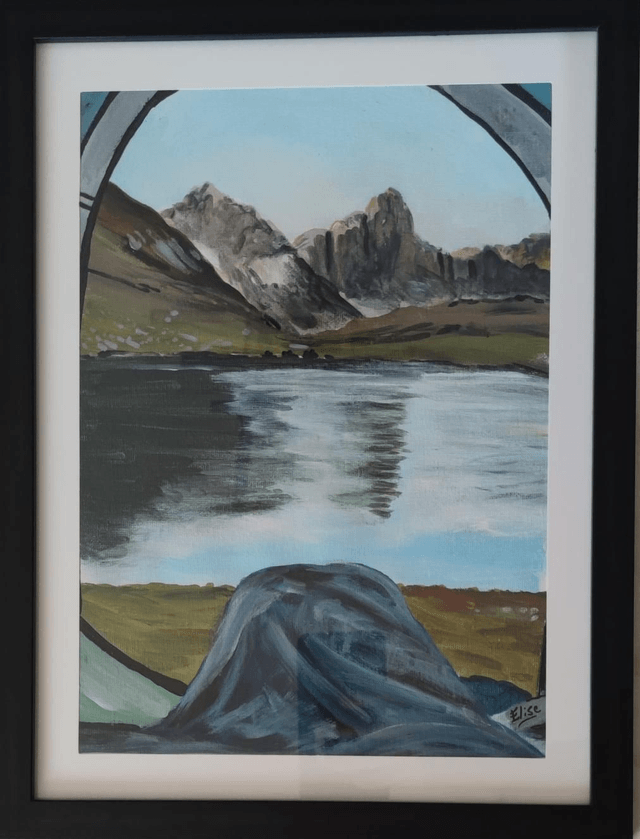 Réveil au sommet (lac d'Ansabere)